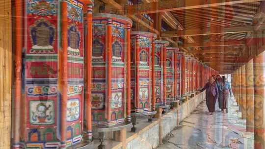寺庙寺院祈福禅修禅意风景意境古建筑素材视频素材模板下载