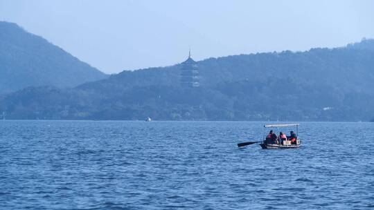 杭州西湖风景区白堤风景