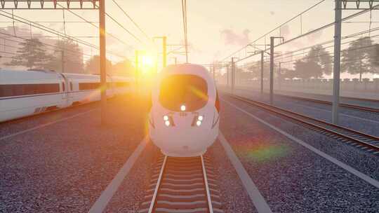 火车动画 中国速度