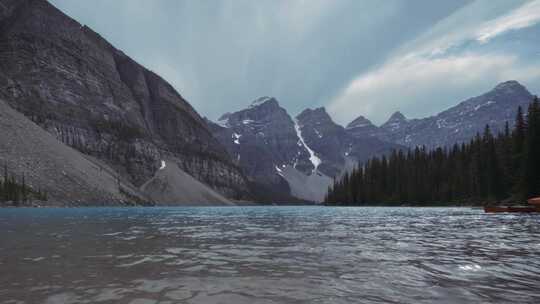 景观，山，湖，风景