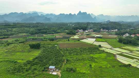 航拍韶关乳源绿水青山世外桃源之地