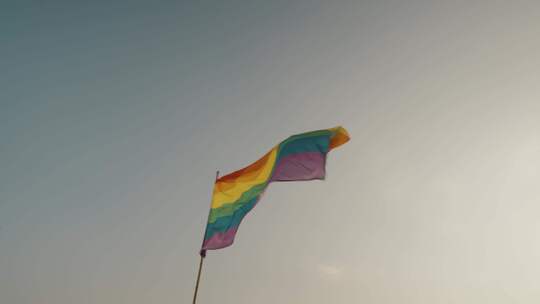 骄傲旗，挥舞，Lgbt，彩虹旗