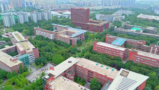 成都西南交通大学犀浦校区航拍