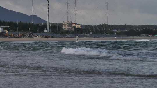 海岸海浪