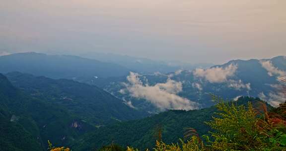 湖北恩施鹤峰景点延时摄影