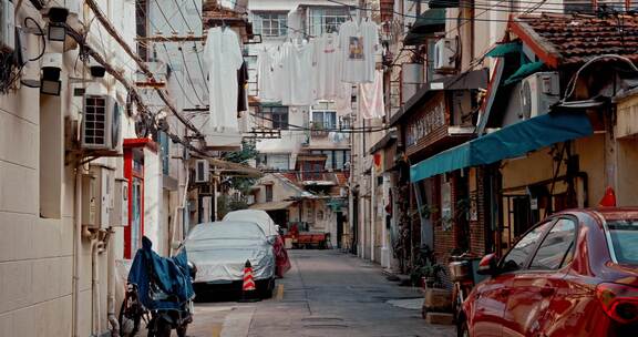 上海步高里弄堂场景