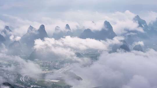 山水山峰山脉意境风景