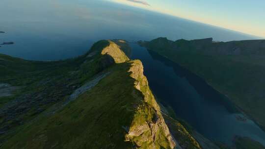 FPV航拍飞跃山川湖泊