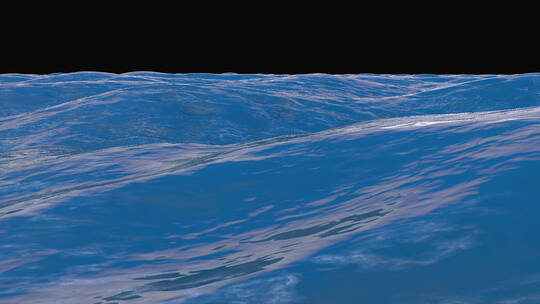 海洋海浪翻涌动画视频素材模板下载