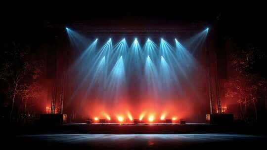 光影舞台 射线灯光 绚丽绽放