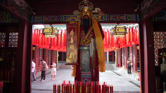 杭州北高峰灵顺寺-天下第一财神庙