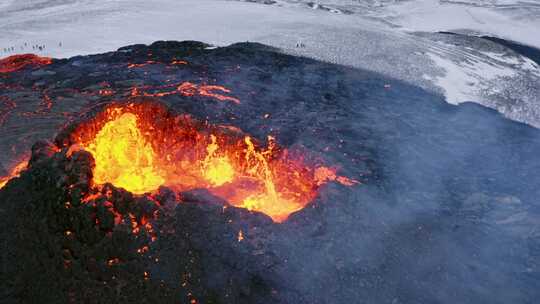 熔岩，喷发，火山，火山口