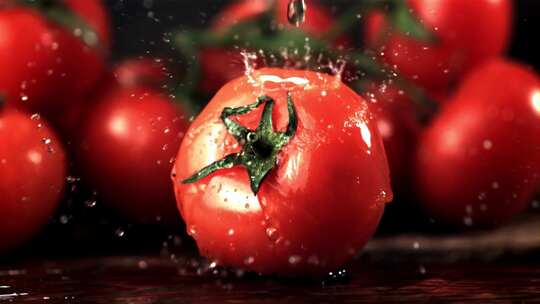 西红柿 番茄 新鲜视频素材模板下载