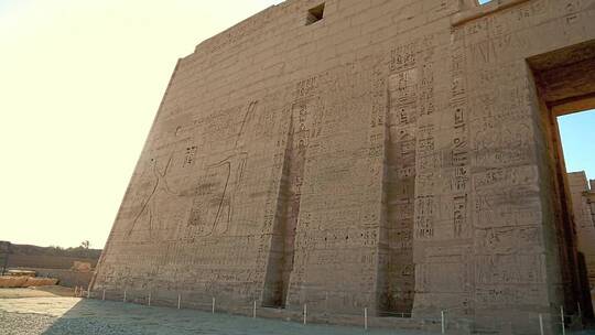 古埃及的哈布城神庙视频素材模板下载