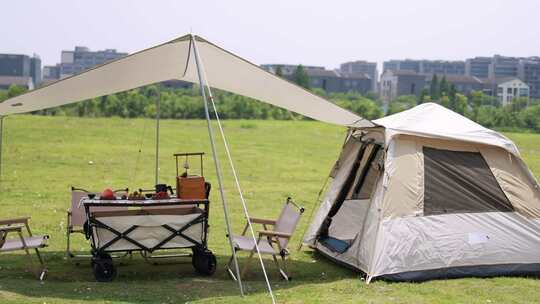户外露营帐篷空境