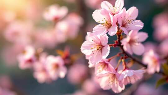 微距花园春夏鲜花花卉锦集