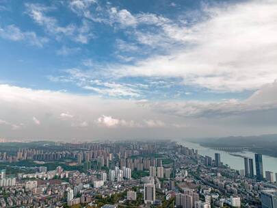 湖北宜昌航拍延时 夜景延时 延时