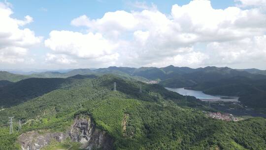 宁波江北区山区农村郊区4K航拍