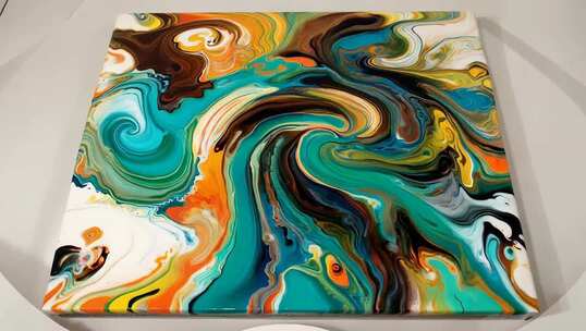 抽象艺术流体画素材