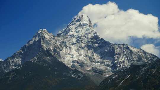 雪山，喜马拉雅山，雪，阿尔卑斯山