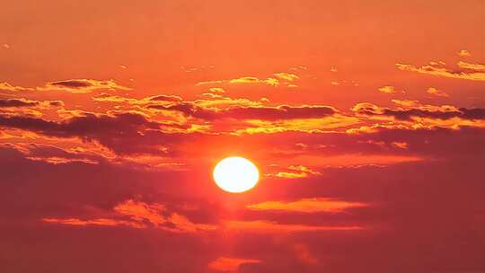 日出太阳升起自然风景空镜头