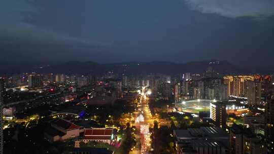 福建莆田东园东路夜景莆田夜景