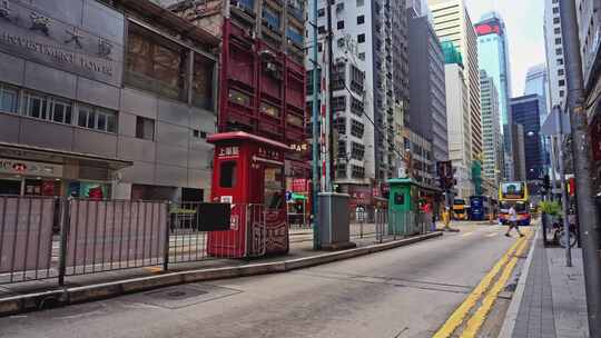 【正版素材】香港城市街道上环视频素材模板下载