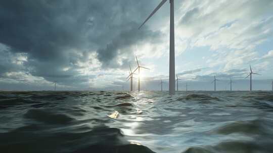 大海风力发电能源