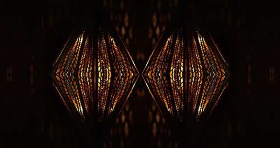 483 4K时尚奢华金色几何拼接创意背景