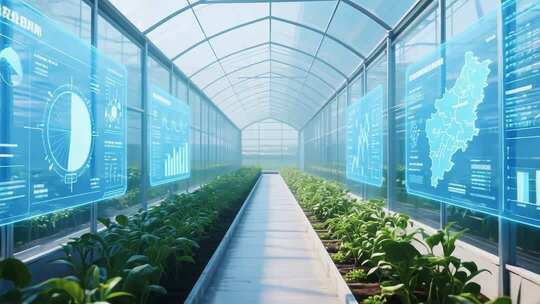 智能温室大棚蔬菜种植场景