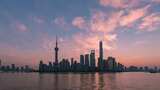 上海外滩日出朝霞高清在线视频素材下载