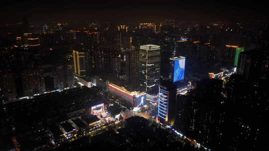 成都市成华区建设路夜景