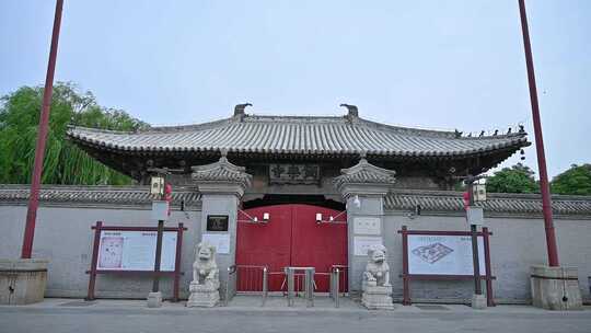 天津蓟县独乐寺观音阁寺庙木构古建筑