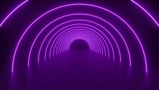 照明紫光隧道