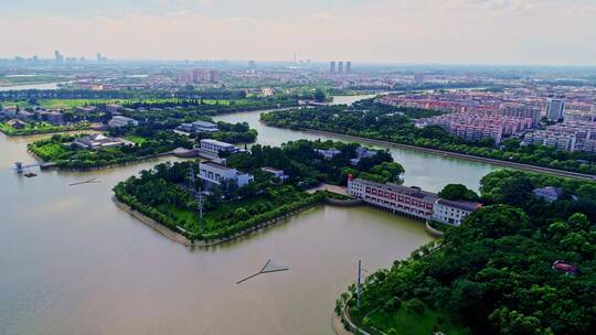 扬州江都水利枢纽视频素材模板下载