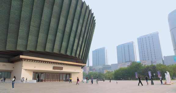 河北省邯郸市博物馆空镜视频