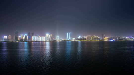 杭州亚运会场馆夜景