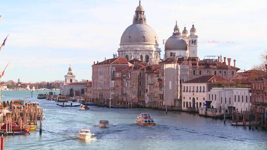 意大利威尼斯的景观视频素材模板下载