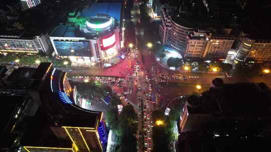 合集城市夜景交通航拍