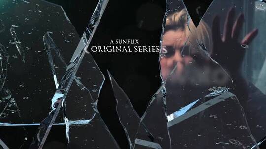 破碎玻璃恐怖电影预告片AE模板AE视频素材教程下载