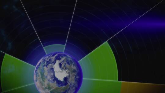 地球光波信号发射5视频素材模板下载