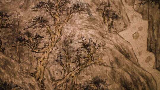 古风山水画素材