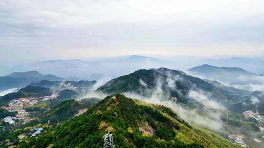 4K航拍安徽天柱山云海合集