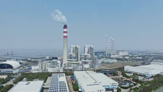 环境污染新能源发电厂工业园区
