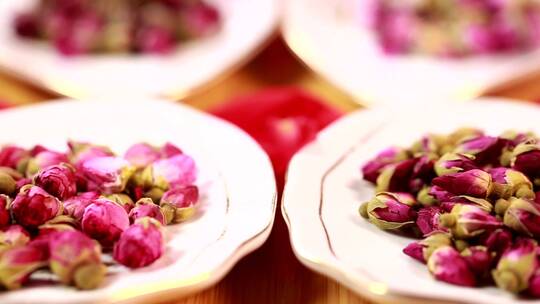 【镜头合集】各种泡茶用玫瑰花