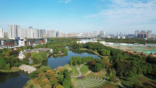 江苏省无锡市尚贤湖湿地公园城市环境