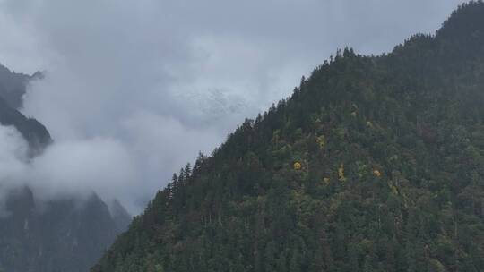 雨崩村航拍