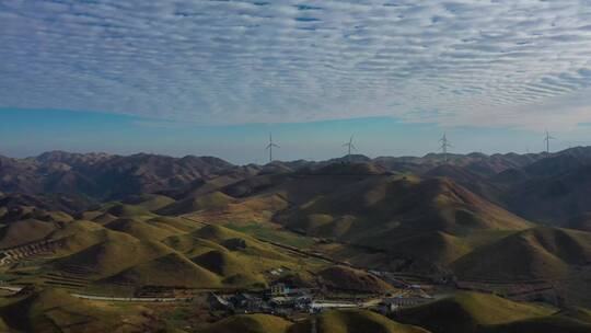 4K湖南邵阳冬天南山牧场草原