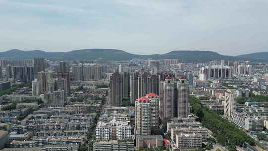 航拍平顶山建设平顶山大景