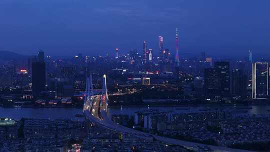 广州之窗 广州洛溪大桥 广州夜景